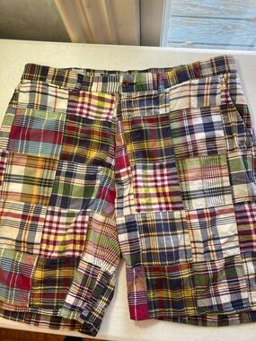 Polo by Ralph Lauren Men’s Madras ShortsNavy Label